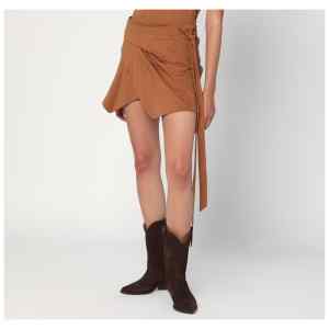 ISABEL MARANT Caramel-coloured Berenice skirt