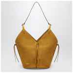 ISABEL MARANT Tampa bag in saffron suede leather