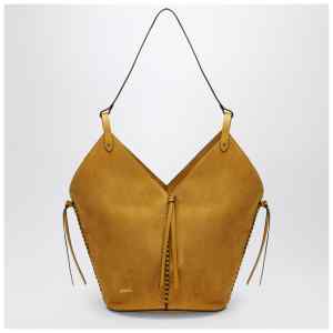 ISABEL MARANT Tampa bag in saffron suede leather