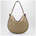 ISABEL MARANT Oskan hobo soft bag in sand-colored suede