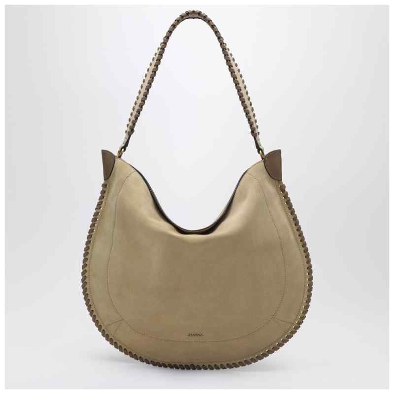 ISABEL MARANT Oskan hobo soft bag in sand-colored suede, theFeinheit