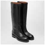 Paris Texas Black Napa leather boots