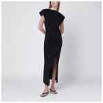 ISABEL MARANT Long black Nadela jersey dress