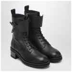 Jimmy Choo Rosabel Flat black leather ankle boots