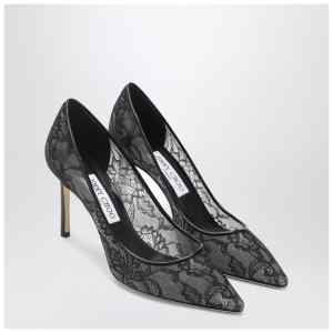 Jimmy Choo Romy 85 pumps in lace with logo