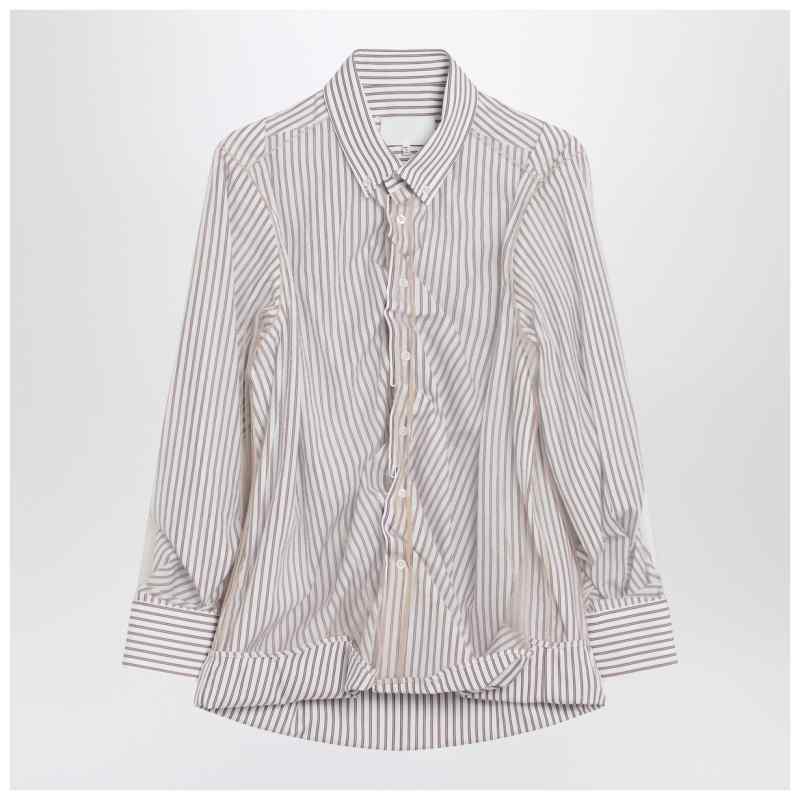 Maison Margiela Striped layered tulle shirt, theFeinheit