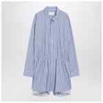 Maison Margiela Light blue striped shirtdress