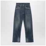 Maison Margiela Straight-leg jeans in faded blue denim