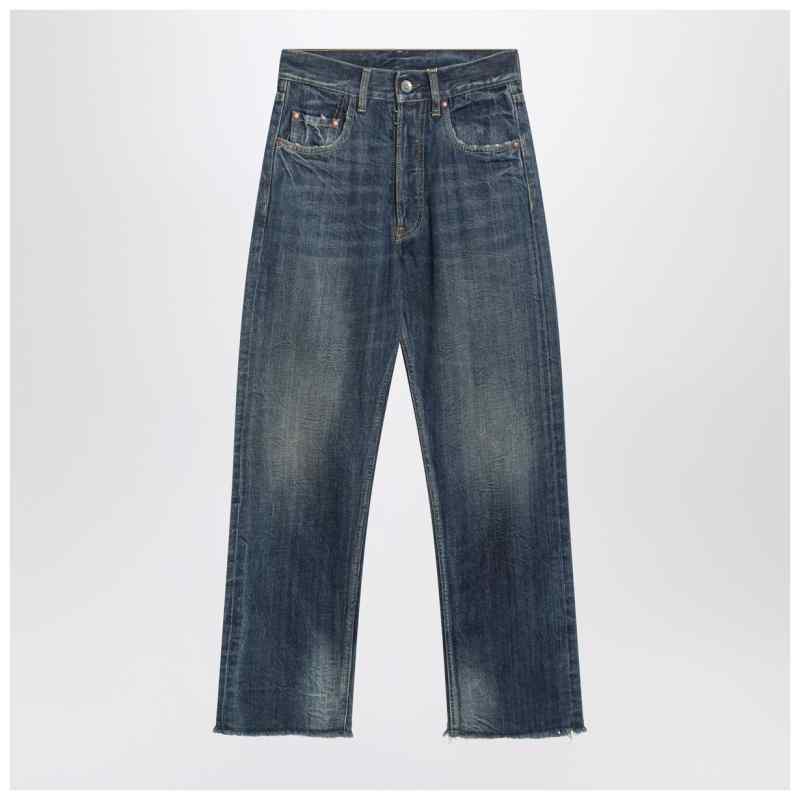 Maison Margiela Straight-leg jeans in faded blue denim, theFeinheit