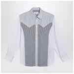 Maison Margiela Striped patchwork shirt