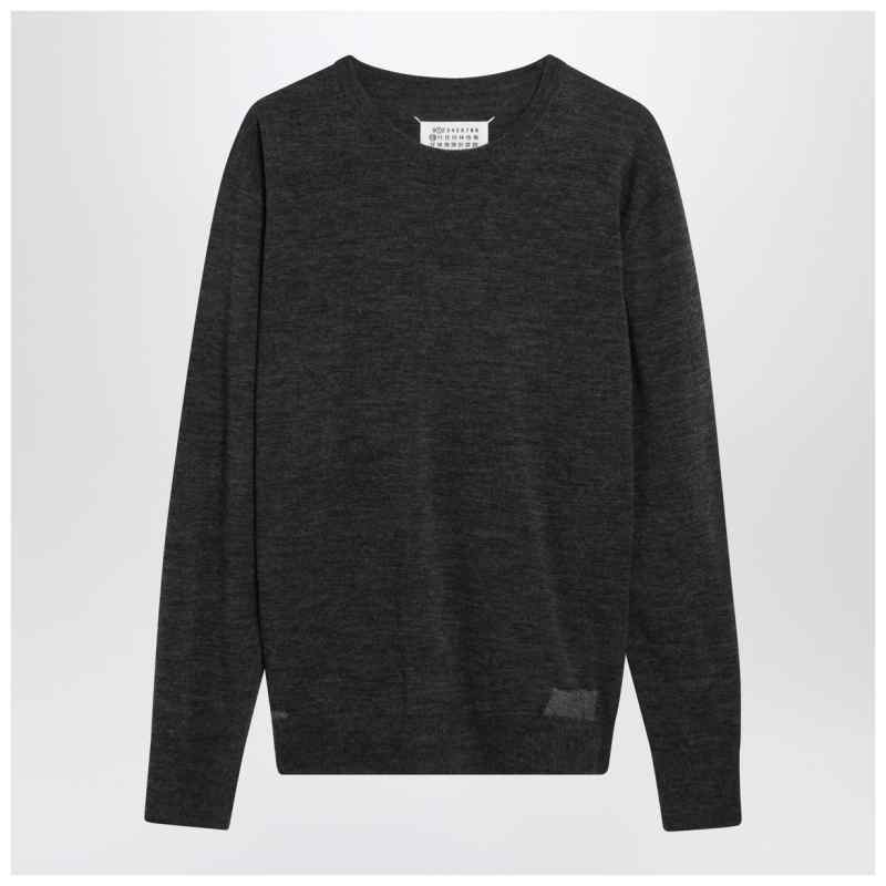 Maison Margiela Grey wool-blend sweater, theFeinheit
