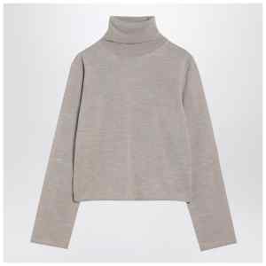 MM6 Maison Margiela Beige wool blend turtleneck sweater