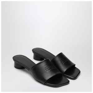 MM6 Maison Margiela Black Anatomic sandals with low heel