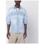 Dsquared2 Light blue washed denim shirt