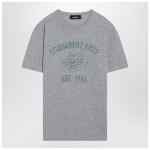Dsquared2 Grey mélange T-shirt with logo print