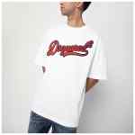 Dsquared2 White T-shirt with logo embroidery