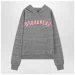 Dsquared2 Grey cotton sweatshirt with logo