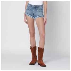 ISABEL MARANT Light blue denim Eneidala shorts
