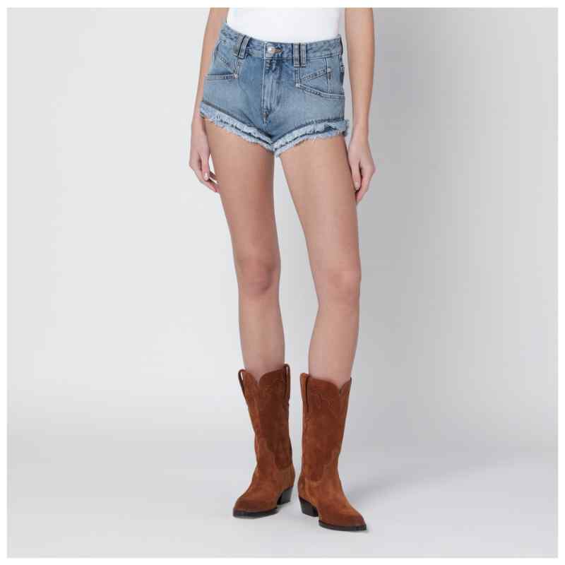 ISABEL MARANT Light blue denim Eneidala shorts ISABEL MARANT Light blue denim Eneidala shorts, theFeinheit