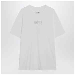 MM6 Maison Margiela White Numeric Signature T-shirt
