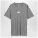 MM6 Maison Margiela Light grey T-shirt with Numeric Signature patch