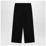 MM6 Maison Margiela Black wide-leg jersey trousers