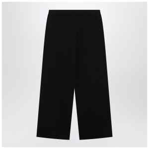 MM6 Maison Margiela Black wide-leg jersey trousers