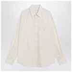LEMAIRE Ivory cotton and silk shirt