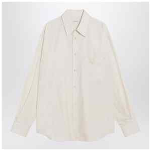 LEMAIRE Ivory cotton and silk shirt