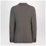 MM6 Maison Margiela Single-breasted jacket brown in wool blend