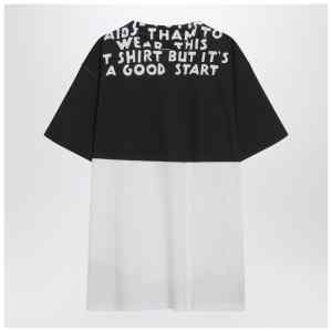 MM6 Maison Margiela White/black cotton AIDS T-shirt