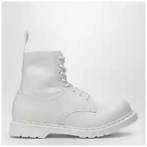 MM6 Maison Margiela White lace-up boot MM6 X Dr. Martens