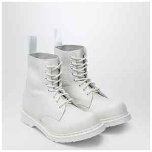 MM6 Maison Margiela White lace-up boot MM6 X Dr. Martens