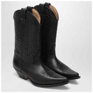 MM6 Maison Margiela Black Florence cowboy boots