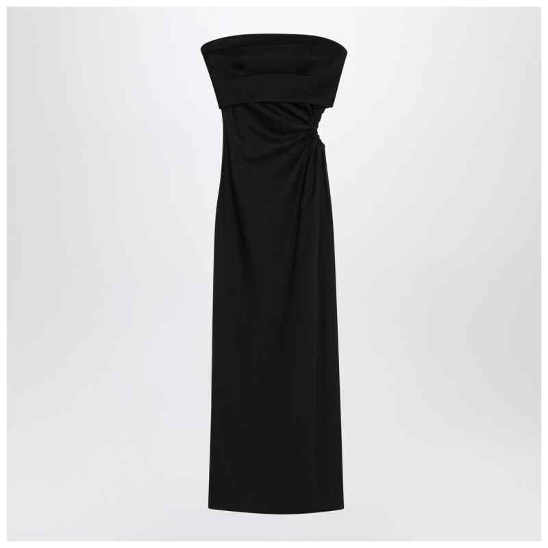 Max Mara Black bustier dress in wool blend, theFeinheit