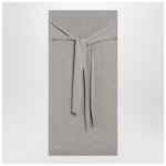 LEMAIRE Taupe trompe-l''oeil skirt in wool blend