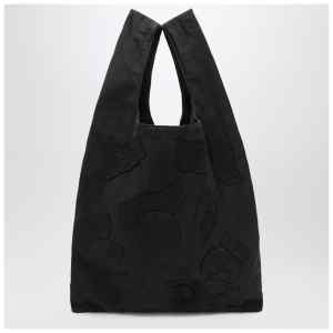 Magliano X D2 Black canvas tote with patches