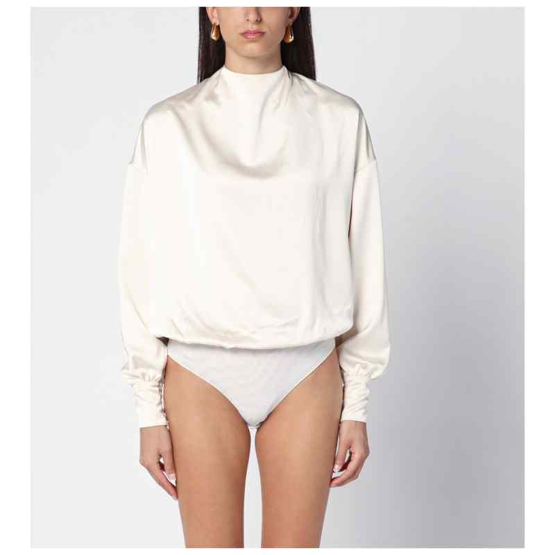 THE ANDAMANE Sylvia milk-white bodysuit THE ANDAMANE Sylvia milk-white bodysuit, theFeinheit