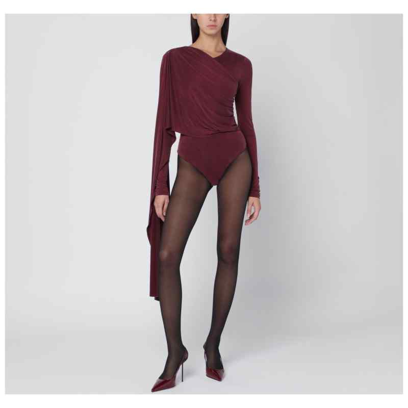 THE ANDAMANE Xenia rouge noir bodysuit, theFeinheit