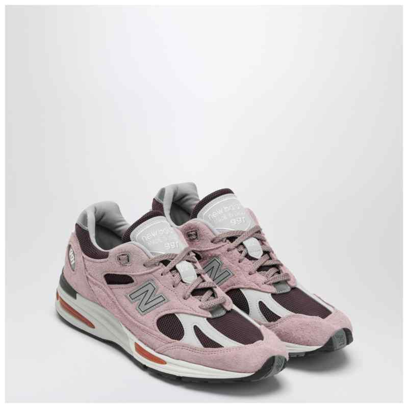 New Balance Sneaker Made in UK 991v2 blue navy/white, theFeinheit