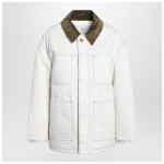 Ami Paris Ivory padded worker cotton jacket