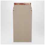 Moschino Jupe with beige wool skirt