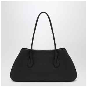 The Row Black Alger shoulder bag in leather