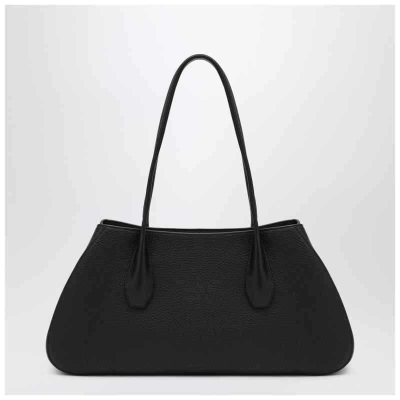 The Row Black Alger shoulder bag in leather The Row Black Alger shoulder bag in leather, theFeinheit