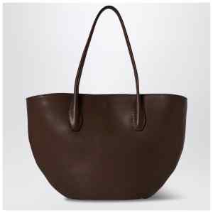 The Row Brown Alger tote bag in leather