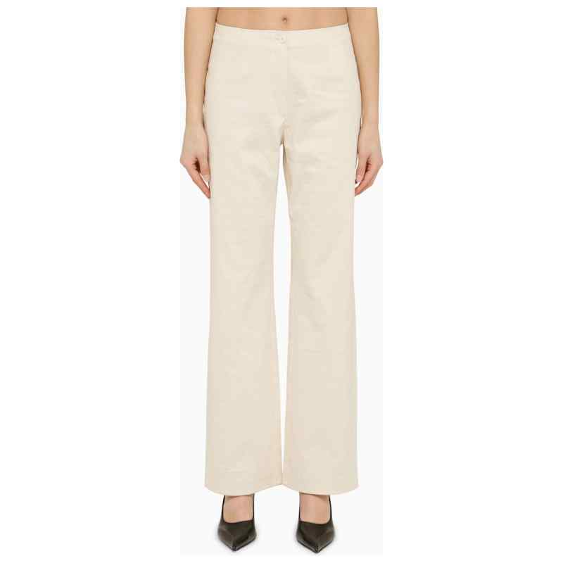 Our Legacy Regular white cotton trousers, theFeinheit