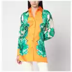 ETRO Floral print shirt with knotted detail