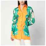 ETRO Floral print shirt with knotted detail