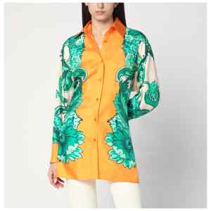 ETRO Floral print shirt with knotted detail