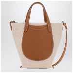 Longchamp Caramel Complice Crossbody bag in canvas